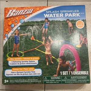 NEW 🆕 Banzai Splash Sprinkler Water Park 11 feet